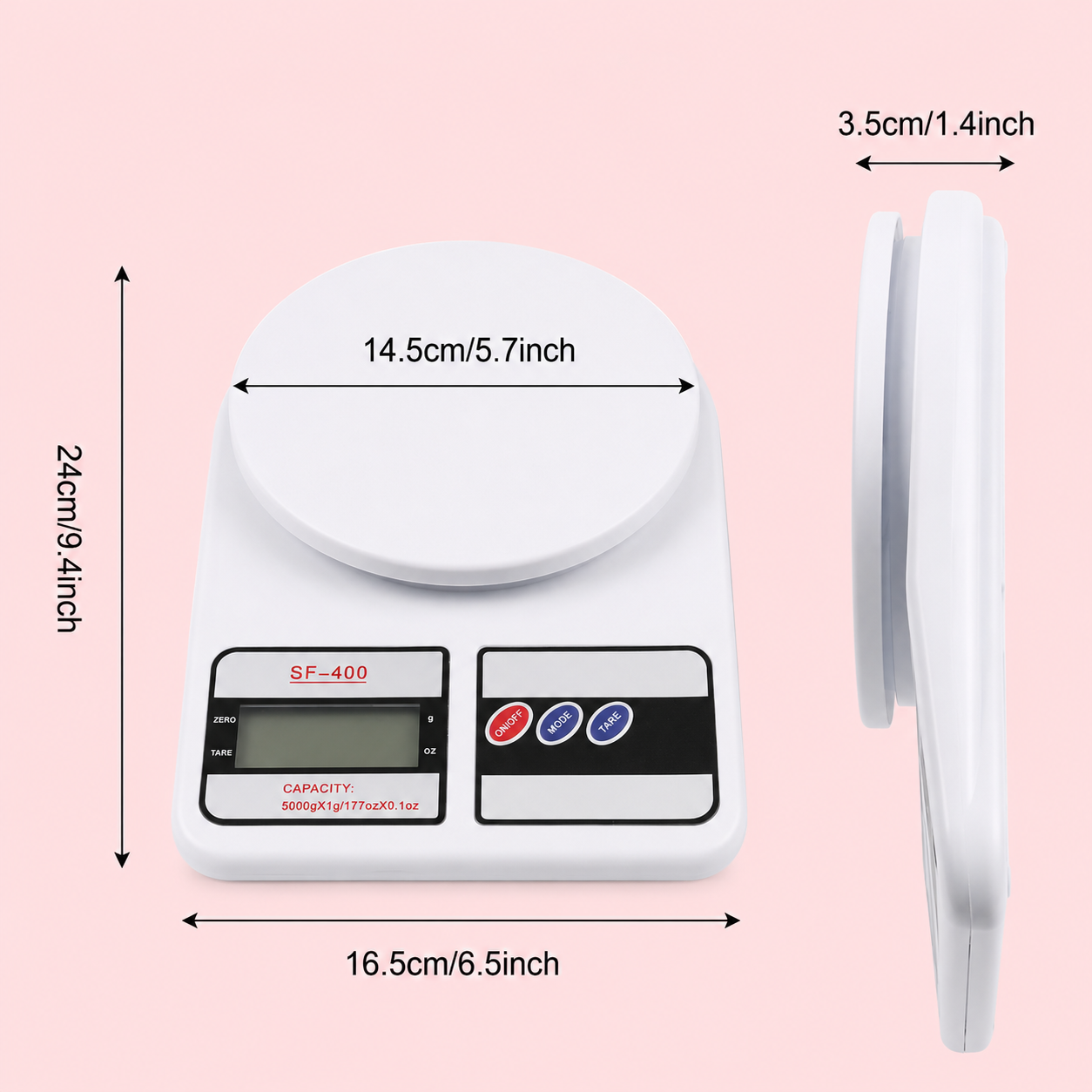Digital Kitchen Weighing Scale – Accurate Baking & Cooking Scale