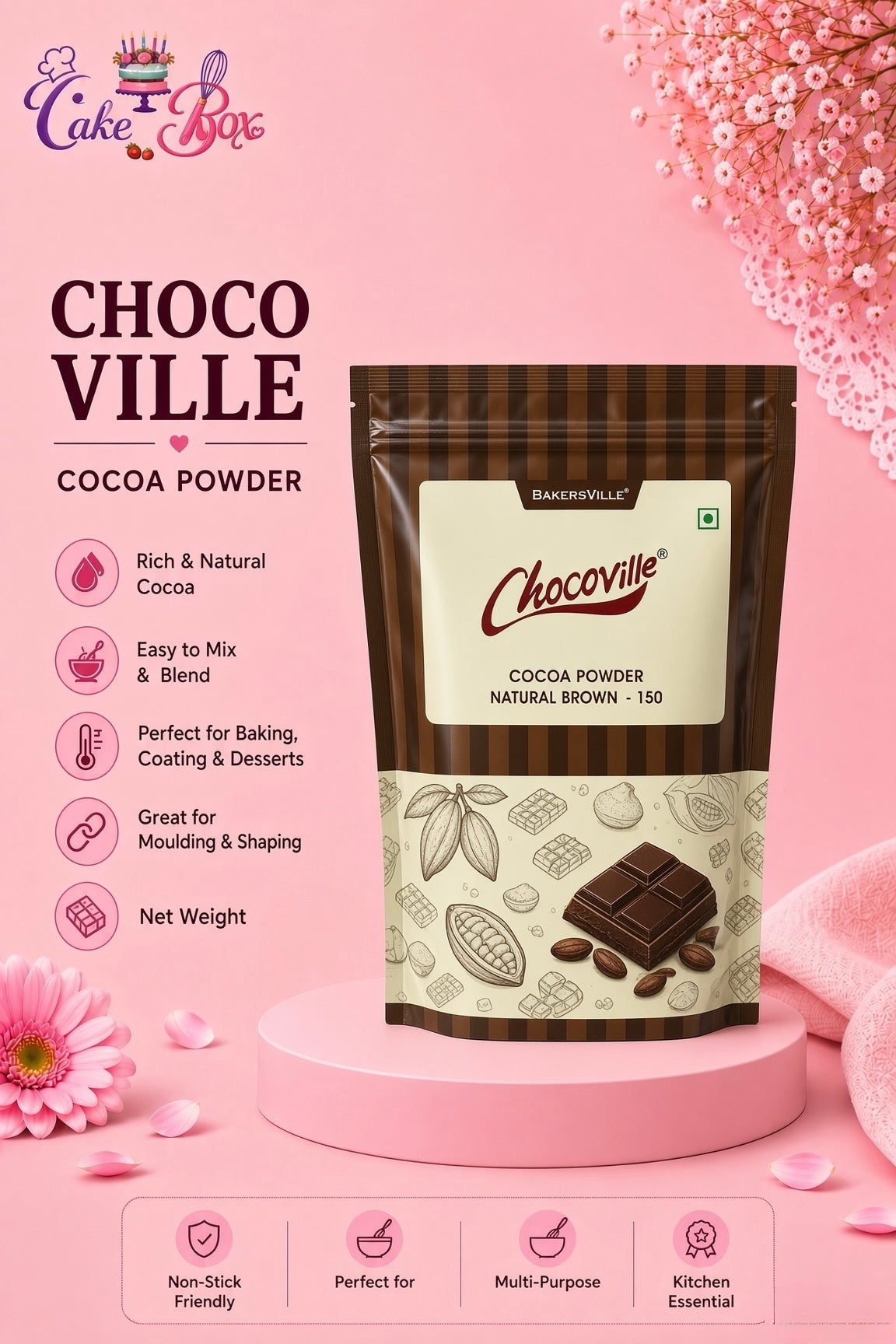 Chocoville Cocoa Powder 150