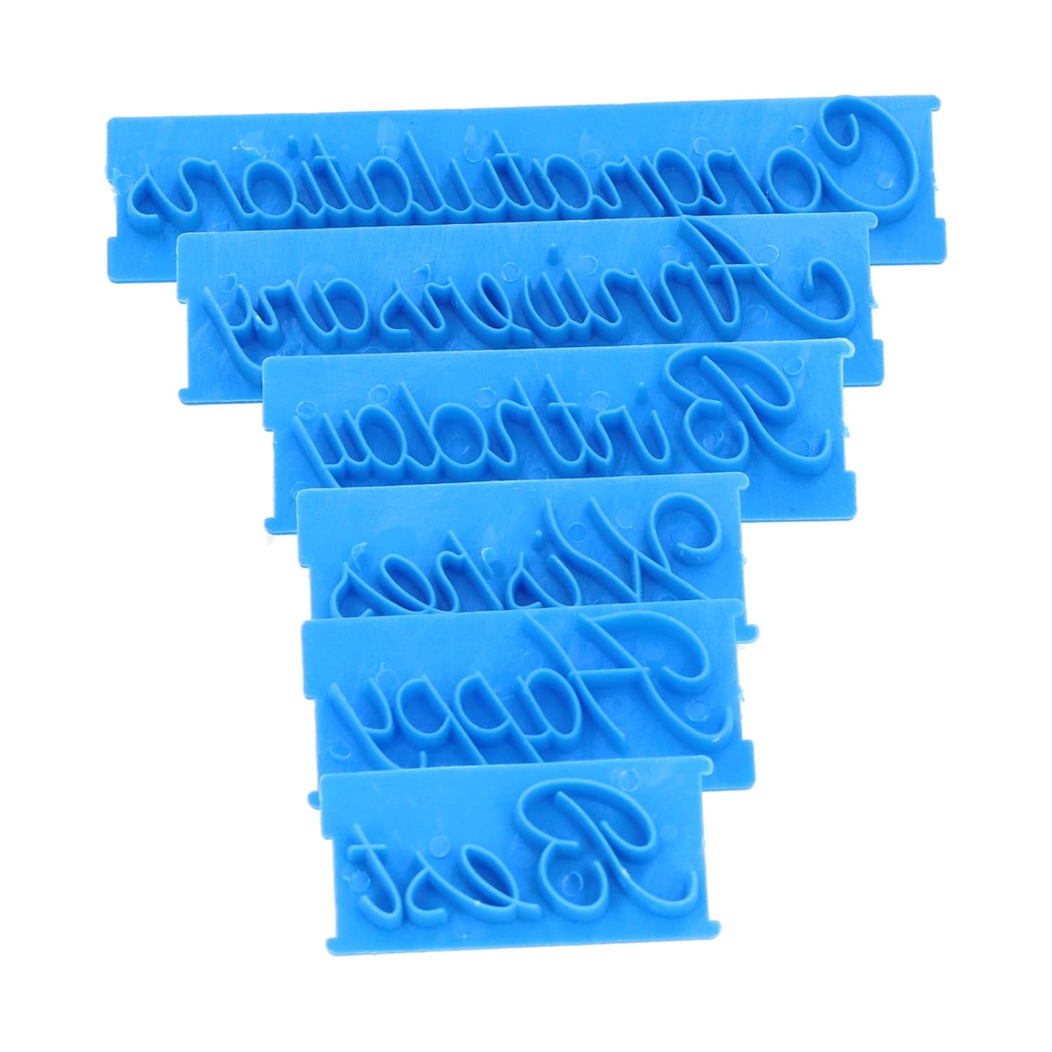 Cake word Stamps 6 Pcs