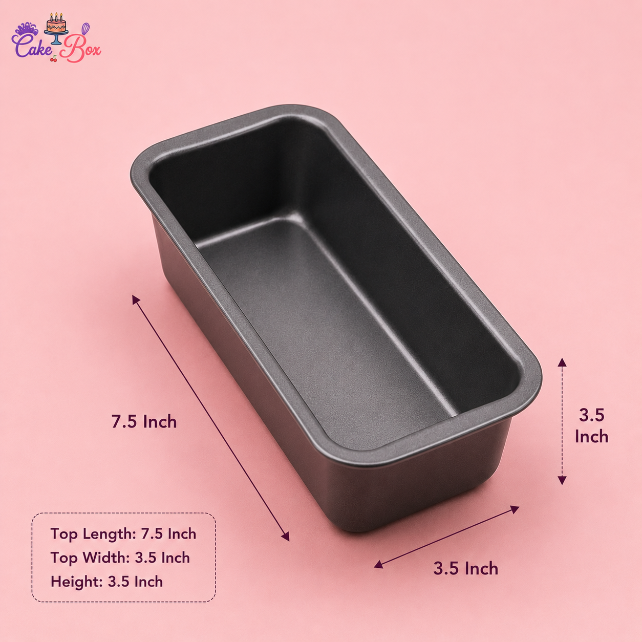 7.5*3.5 Inch Bread Tin – Aluminum Loaf Baking Pan