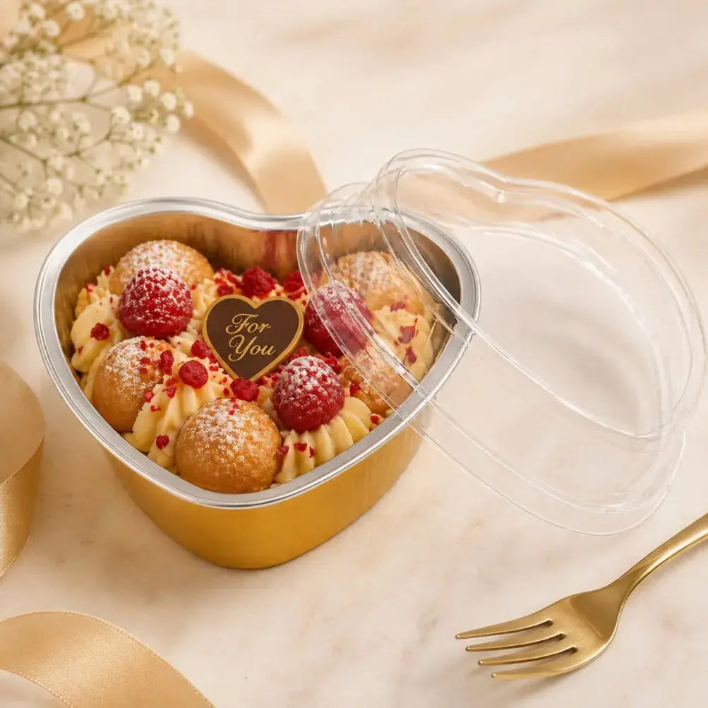 Heart Shaped Foil container