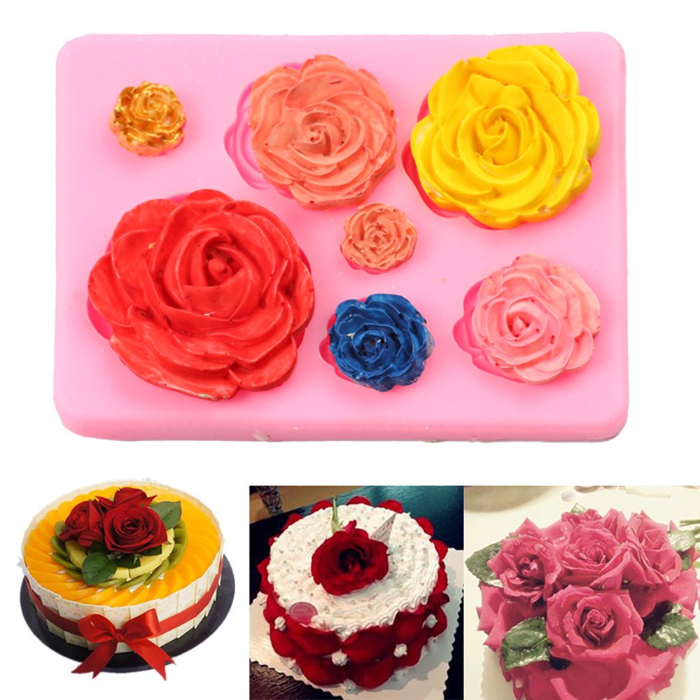 Rose Silicon Mould 9-1
