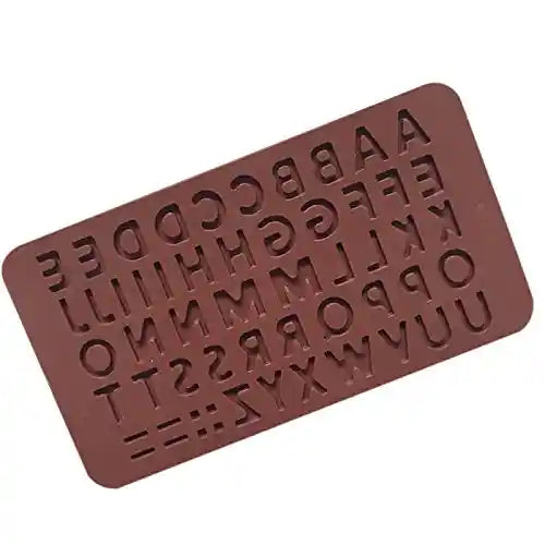 Alphabet Silicon Chocalate Mould Uppercase