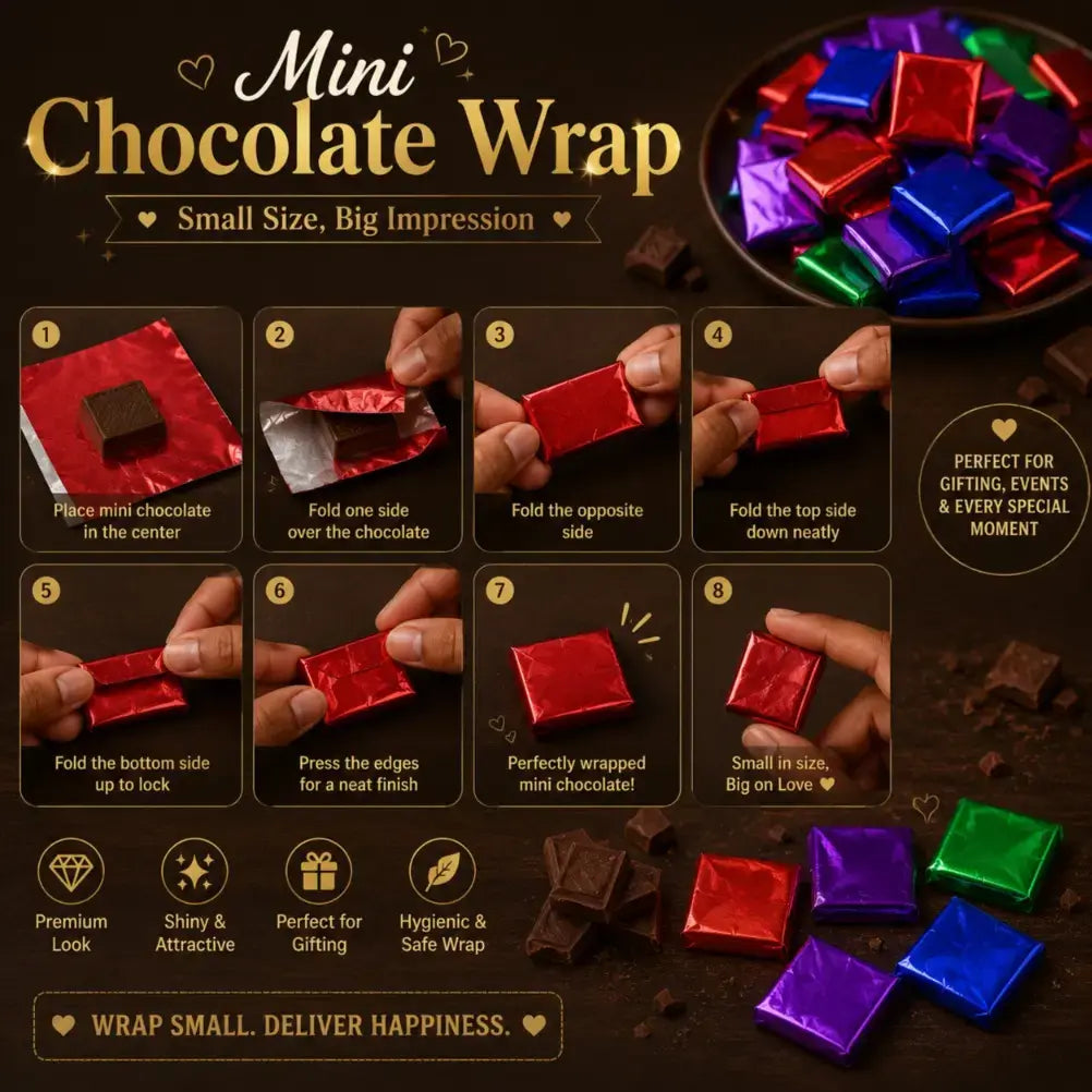 Chocolate wrapping cover