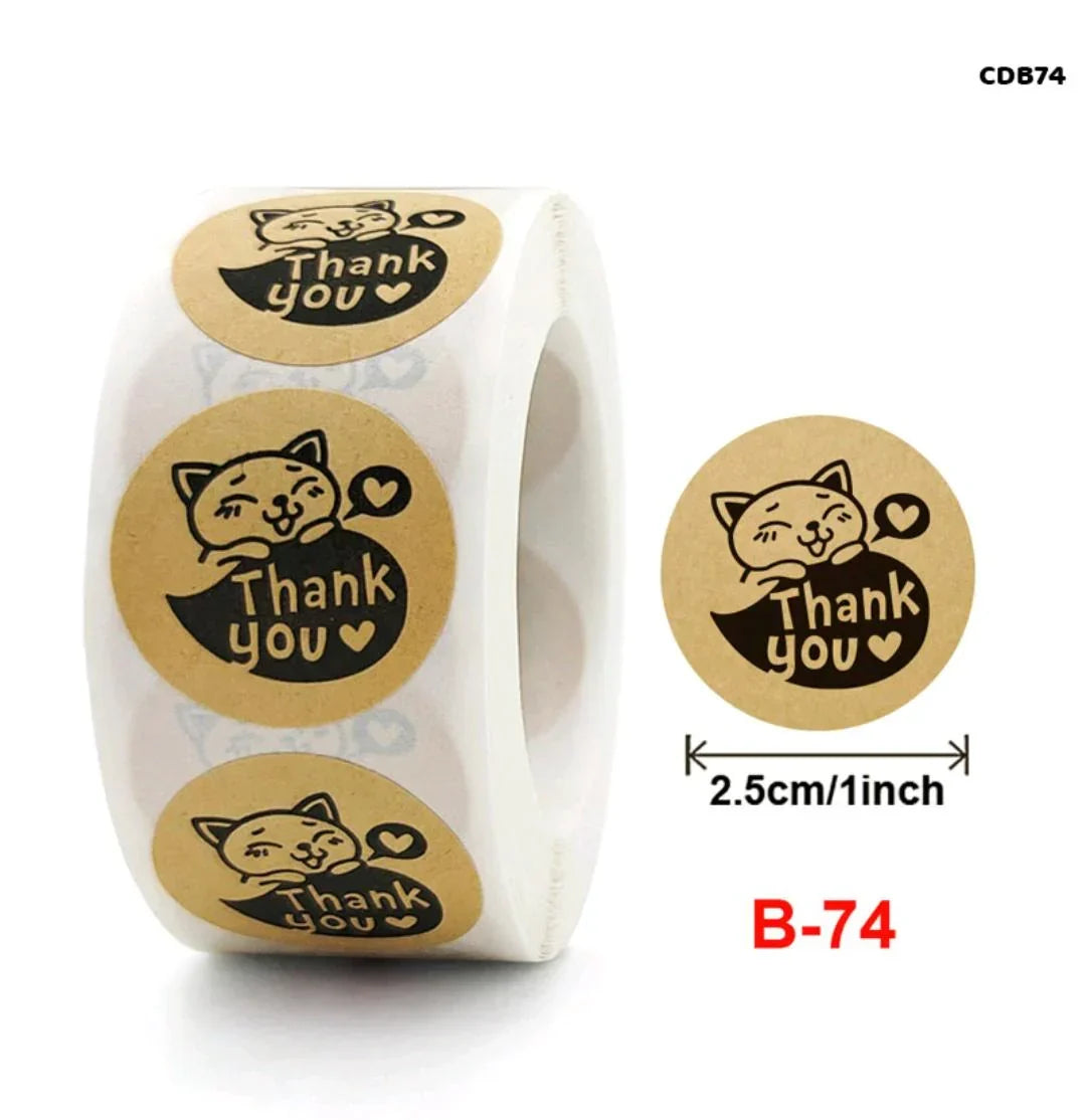 Thank You Sticker Roll